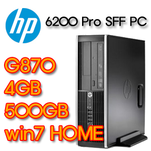 [HP 正品]3년무상AS 6200pro SFF PC G870 4G DDR3 500G 윈도우7HOME 고성능 슬림 PC DVD멀티